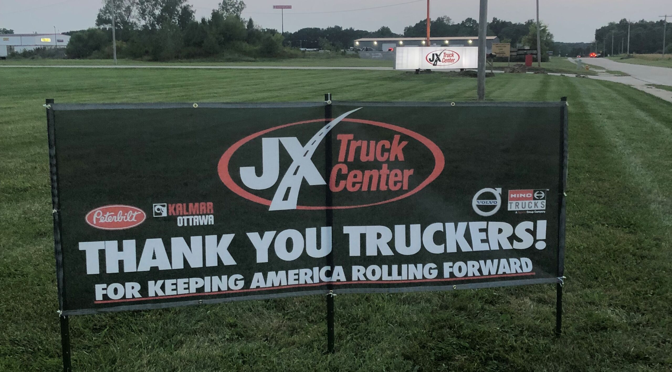 National Truck Driver Appreciation Banner Thanking Truckers