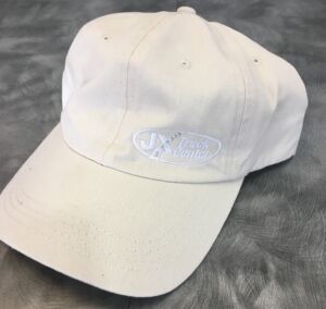 White JX Truck Center Hat