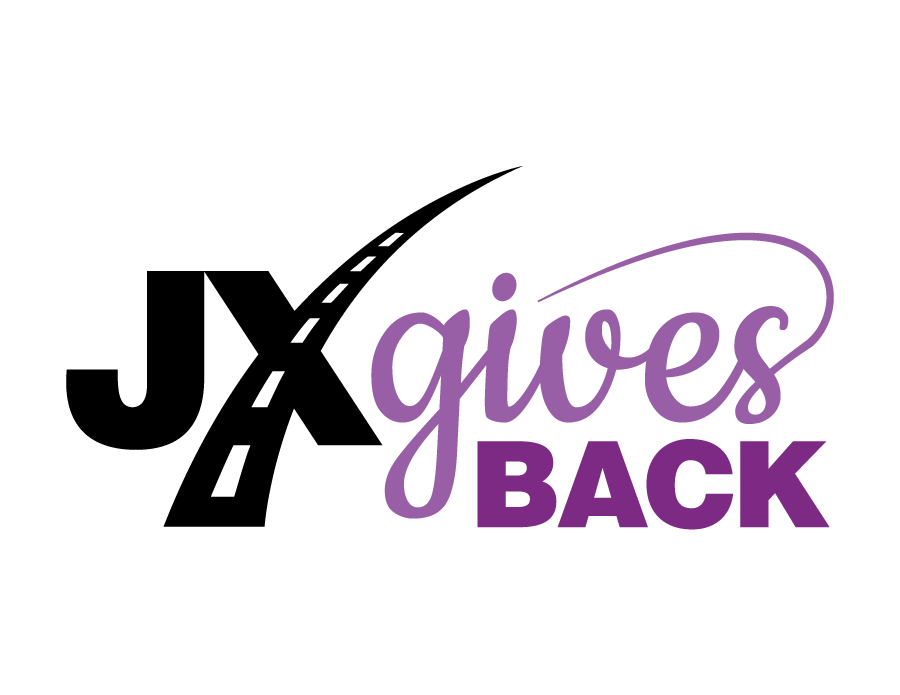 JX Gives Back logo