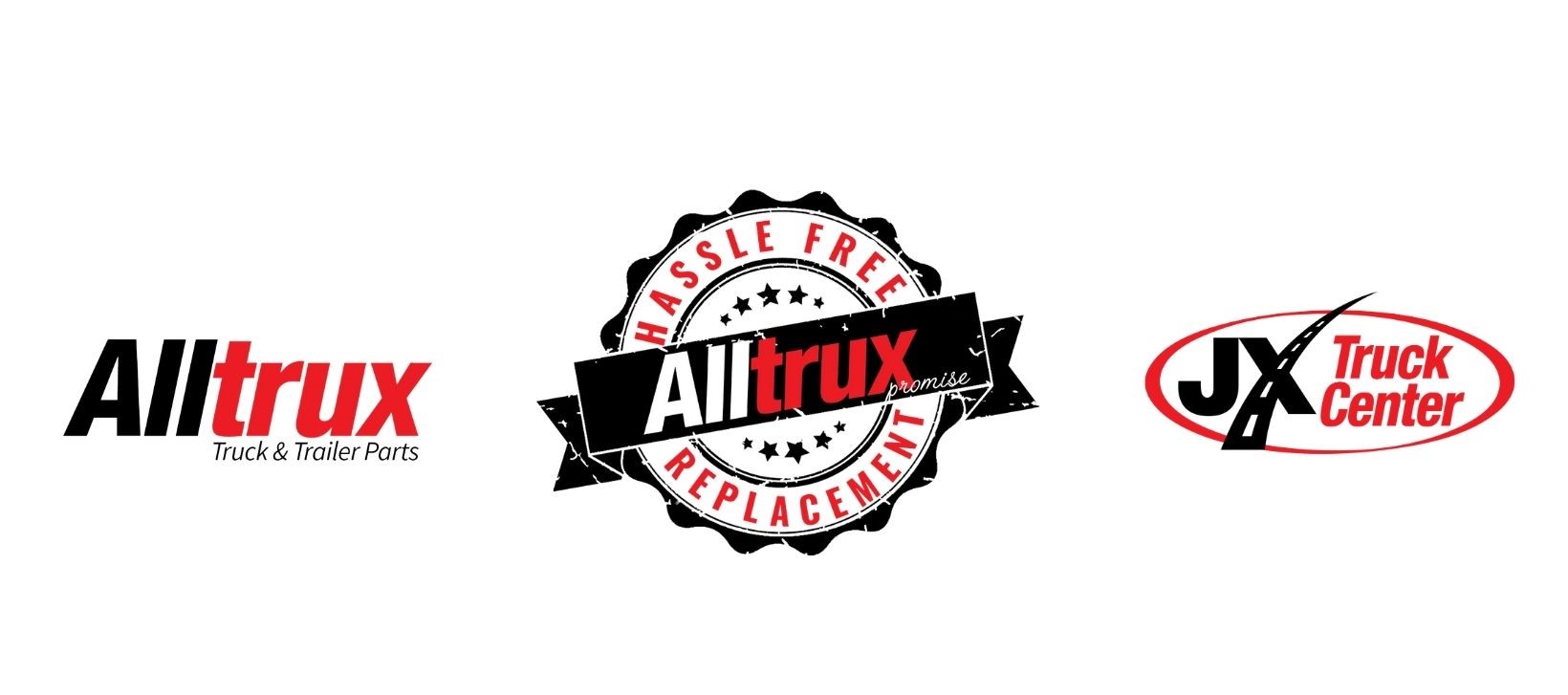 Alltrux logo, Alltrux promise logo and the JX Truck Center logo as the cover photo for Spotlight on the New Alltrux HVAC Product Line